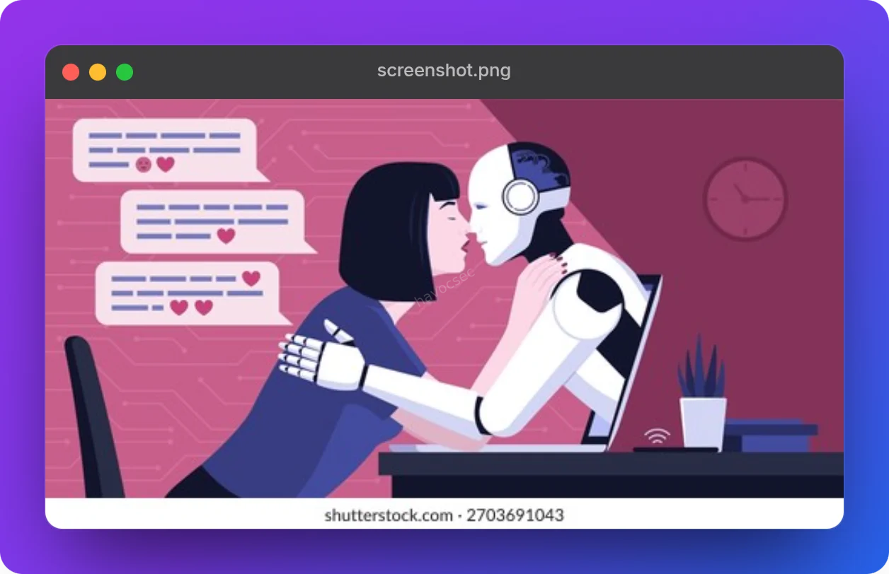 AI Romance Illustration