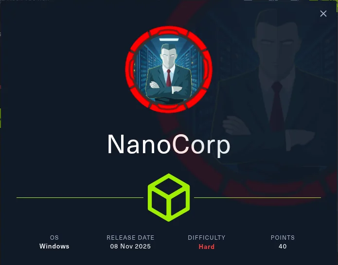 HTB NanoCorp 