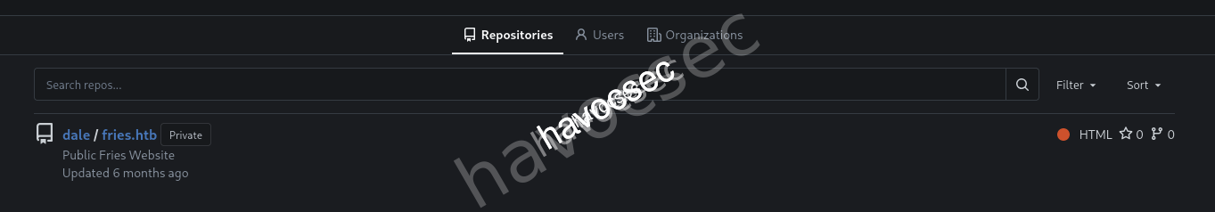 Fries Website Code Gitea Login Success