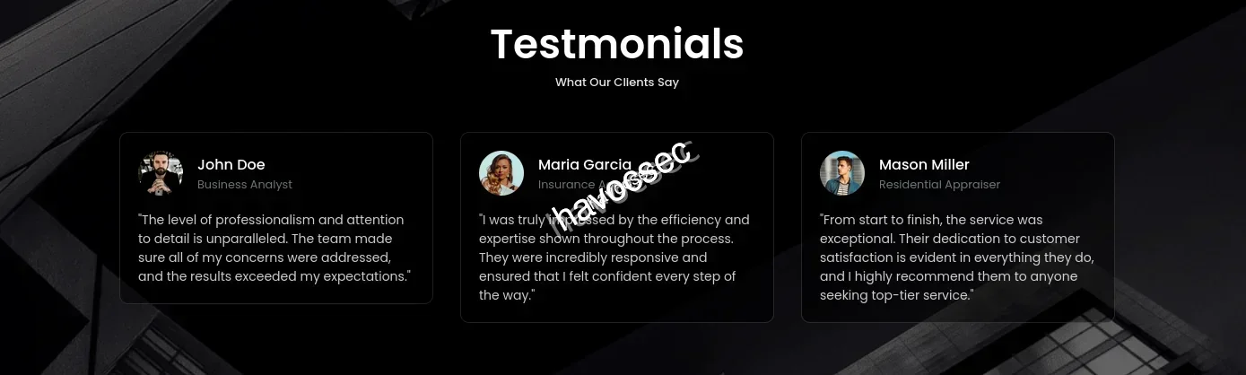 Hercules Website Testmonials