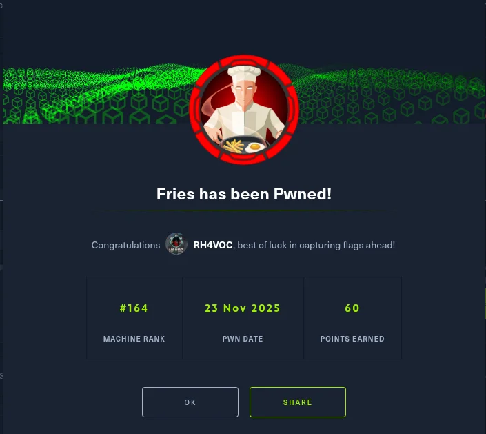 HTB Fries-complete Writeup