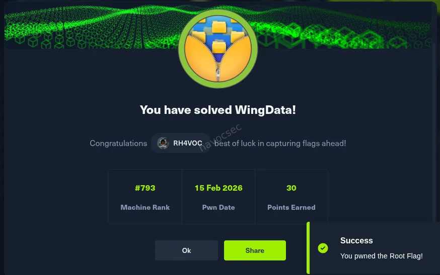 WingData HackTheBox Walkthrough – Season 10 Full Exploit & Root Guide